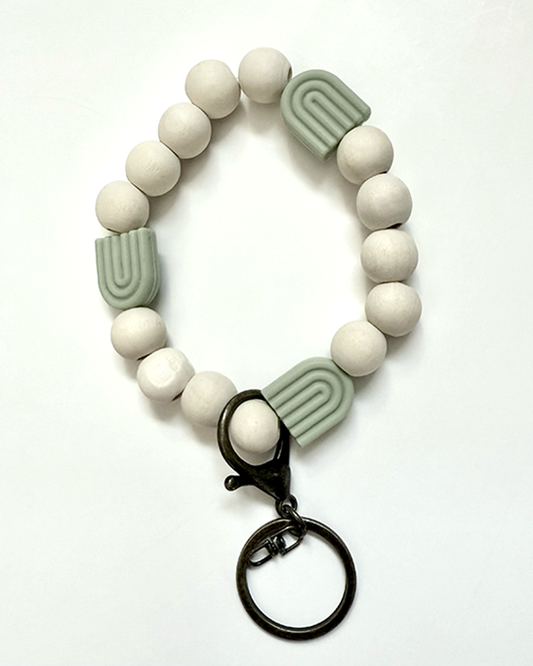 Beaded Bracelet Keychain