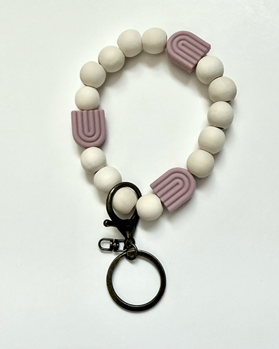 Beaded Bracelet Keychain
