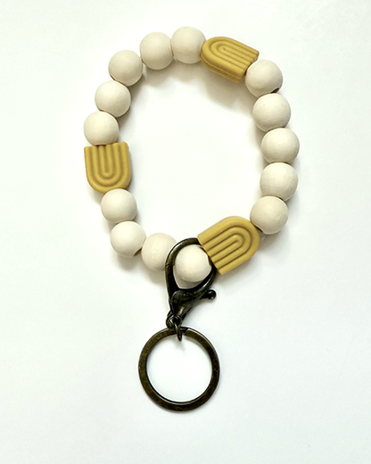 Beaded Bracelet Keychain