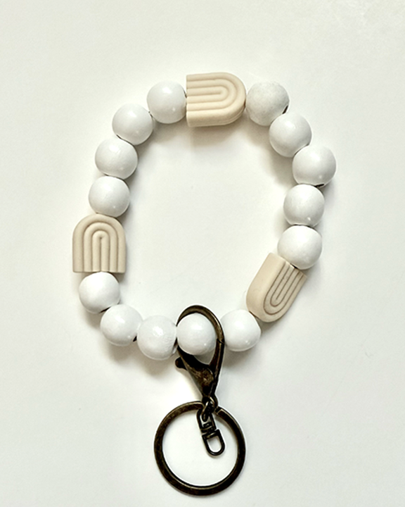 Beaded Bracelet Keychain